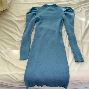 Light Blue Bodycon Dress